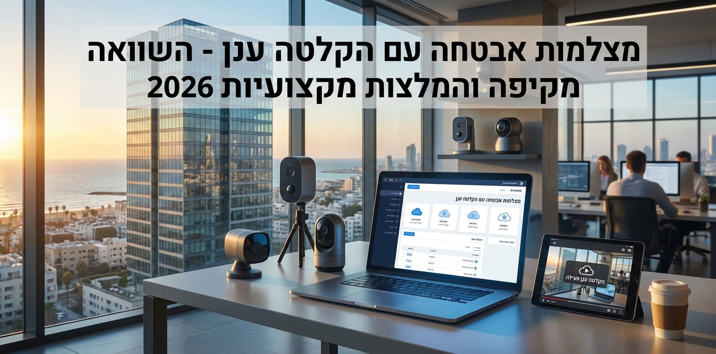 מצלמות אבטחה עם הקלטה ענן - השוואה מקיפה והמלצות מקצועיות 2026