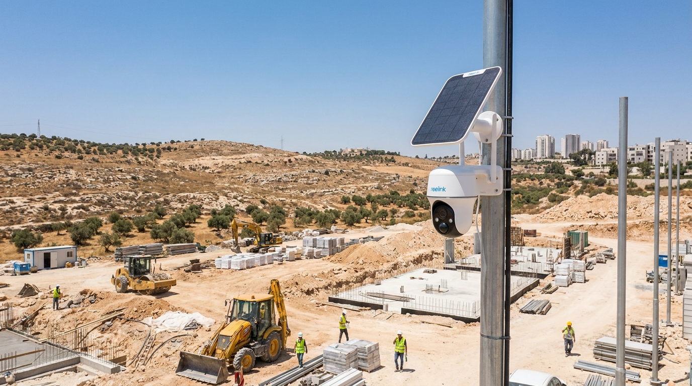 Reolink GO Plus ביקורת בעברית: אבטחה סולארית 4G ל-B2B