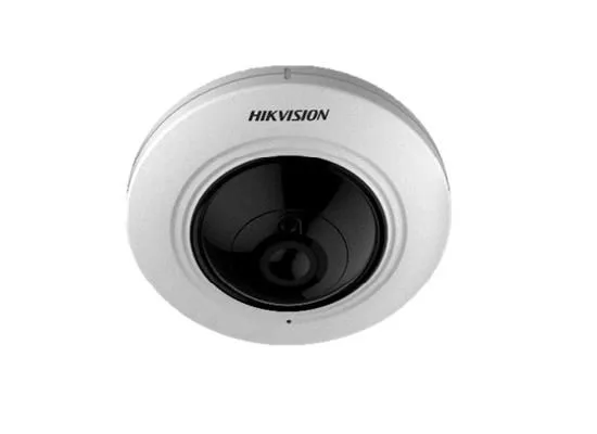 מצלמת עין דג פנורמית Hikvision 5MP TVI 180° 1.1mm IR מיקרופון מובנה DS