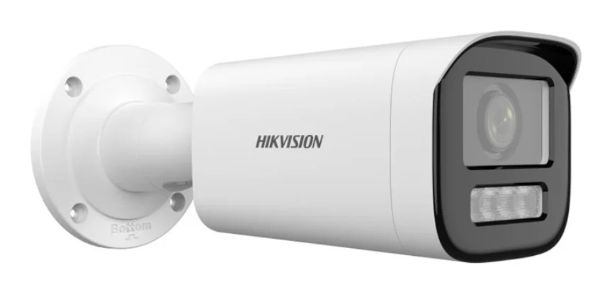 מצלמת צינור IP Hikvision 4MP ווריפוקל ממונע 2.8-12mm Smart Hybrid Light עם מיקרופון DS