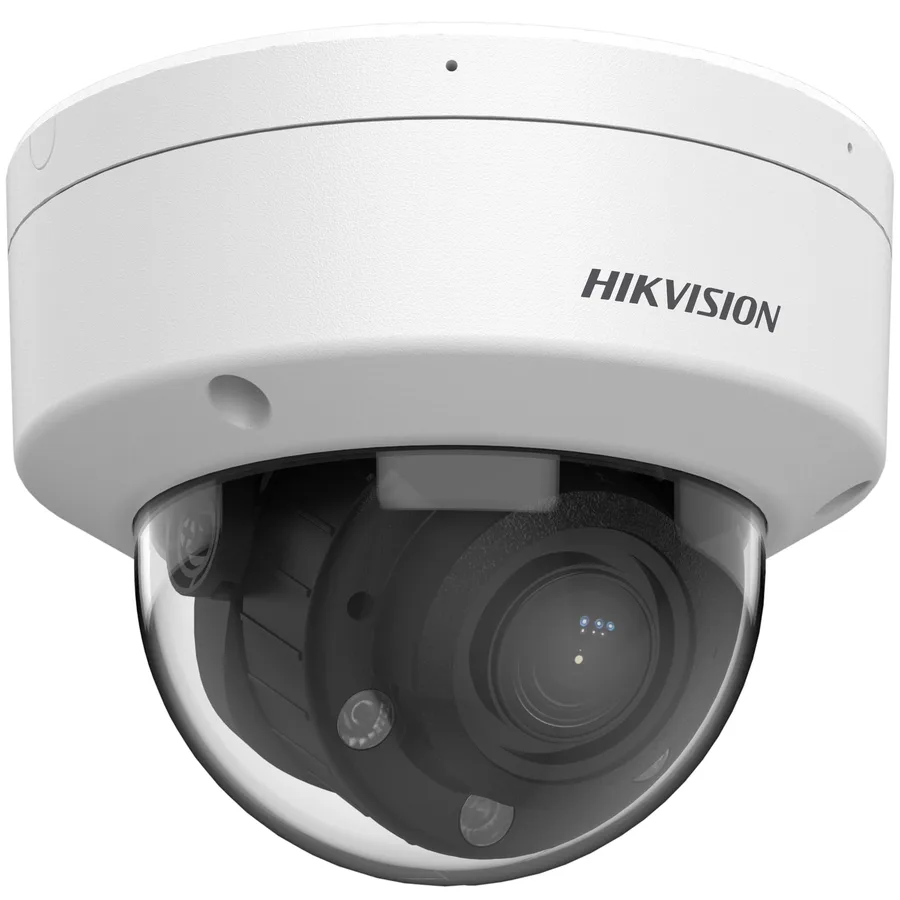 מצלמת כיפה Hikvision DS-2CD1743G2-LIZU 4MP וריפוקל ממונע 2.8-12 מ"מ Smart Hybrid Light + מיקרופון
