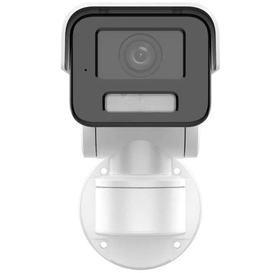 מצלמת צינור ממונעת PT Hikvision DS-2CD1P47G2-LUF 4MP ColorVu עד 30 מ' + מיקרופון עדשה 2.8 מ"מ