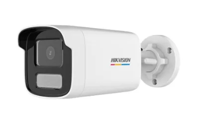 מצלמת צינור IP Hikvision 4MP ColorVu צבע 24/7 עם מיקרופון DS