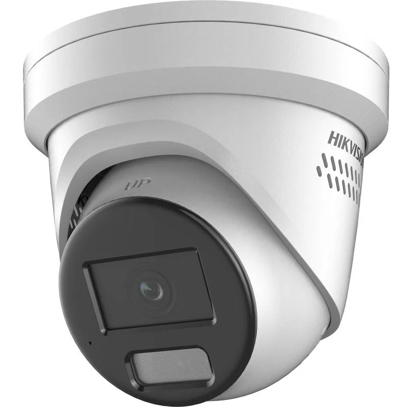 מצלמת טורט IP Hikvision ColorVu Smart Hybrid Light 8MP 4K עם אור מהבהב, סירנה ומיקרופון DS-2CD2387G2H-LISU/SL 2.8 מ"מ