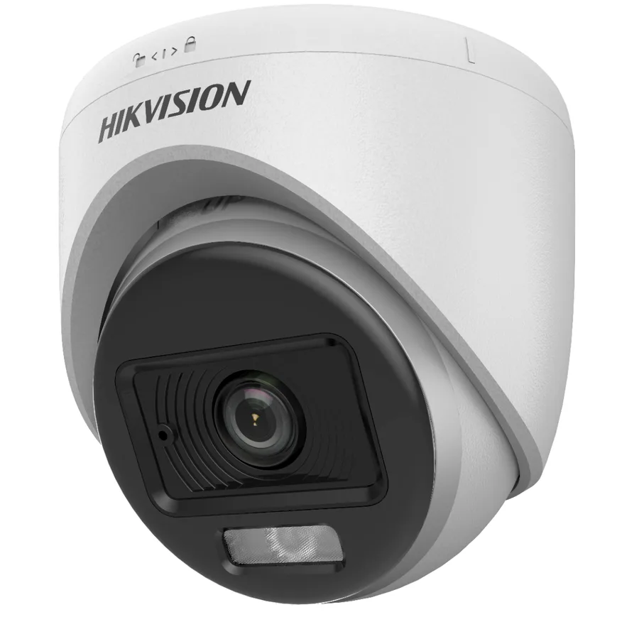 מצלמת כיפה טורט Hikvision 3K ColorVu Smart Hybrid Light 2.8mm מיקרופון מובנה DS