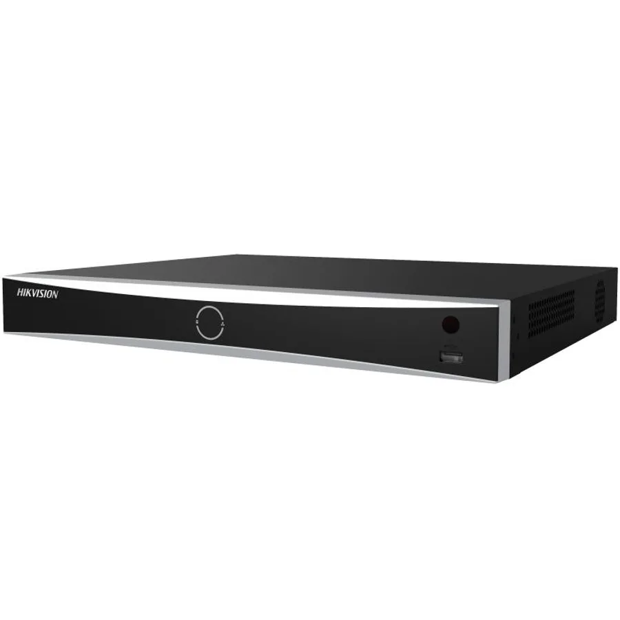 מערכת הקלטה Hikvision NVR ל-32 ערוצים AcuSense 4K, 2 דיסקים