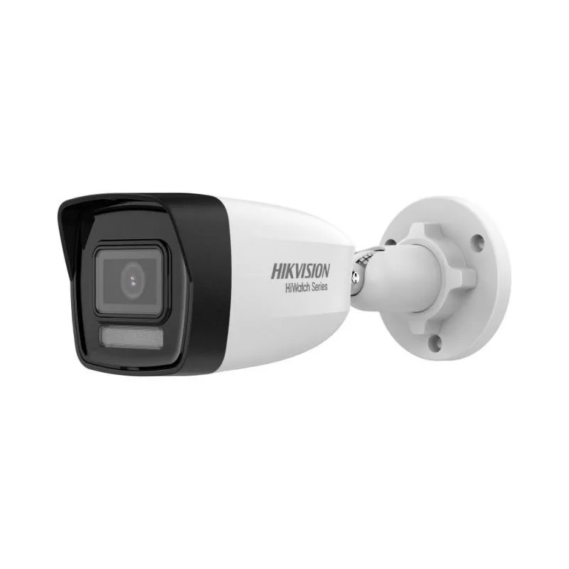 מצלמת צינור HiWatch by Hikvision IP 8MP 4K Smart Hybrid Light עם מיקרופון, 2.8 מ"מ