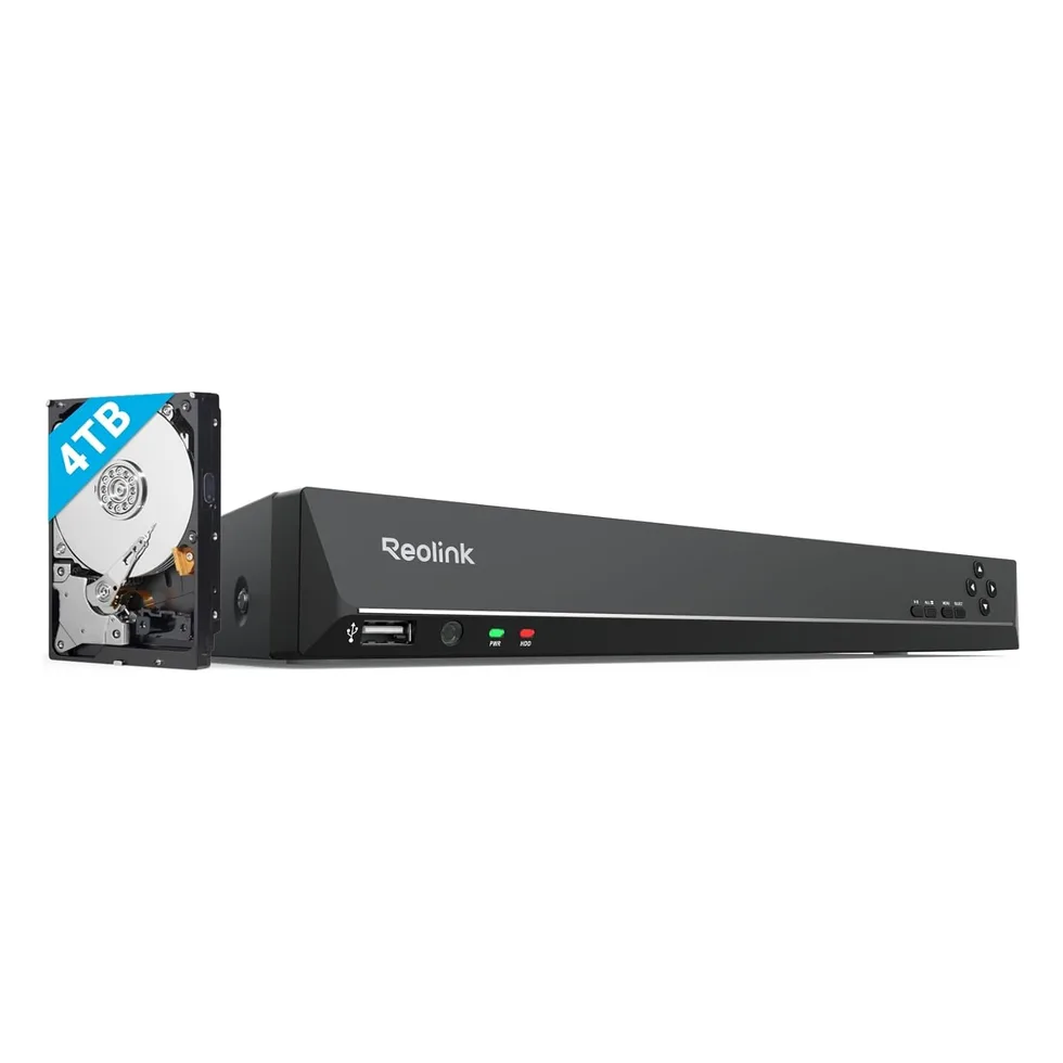 מקליט NVR Reolink NVS16, 16 ערוצים, כולל דיסק 4TB