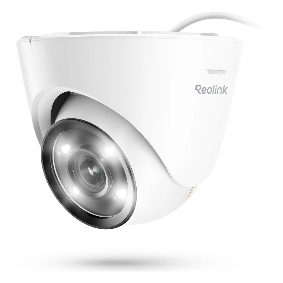 מצלמת כיפה IP PoE Reolink P344, 12MP, ראיית לילה צבעונית, שמע דו-כיווני