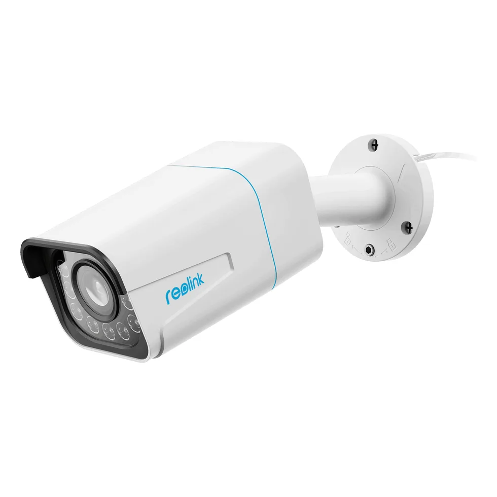 מצלמת צינור IP PoE Reolink P430, 4K 8MP, זום אופטי x5, זרקור