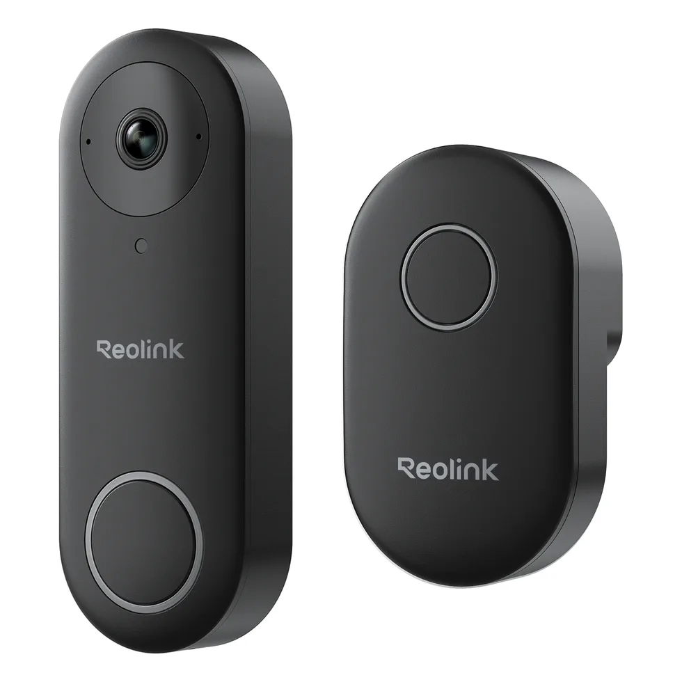פעמון וידאו Wi-Fi Reolink Video Doorbell, 4MP, שמע דו-כיווני, בלי מנוי