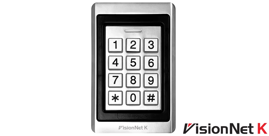 קודן בקרת גישה מתכתי VisionNet K משולב קורא קרבה 125kHz, אנטי-ונדל, IP68